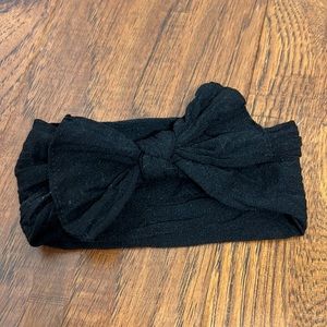 Baby Bling Headband Bow - Black